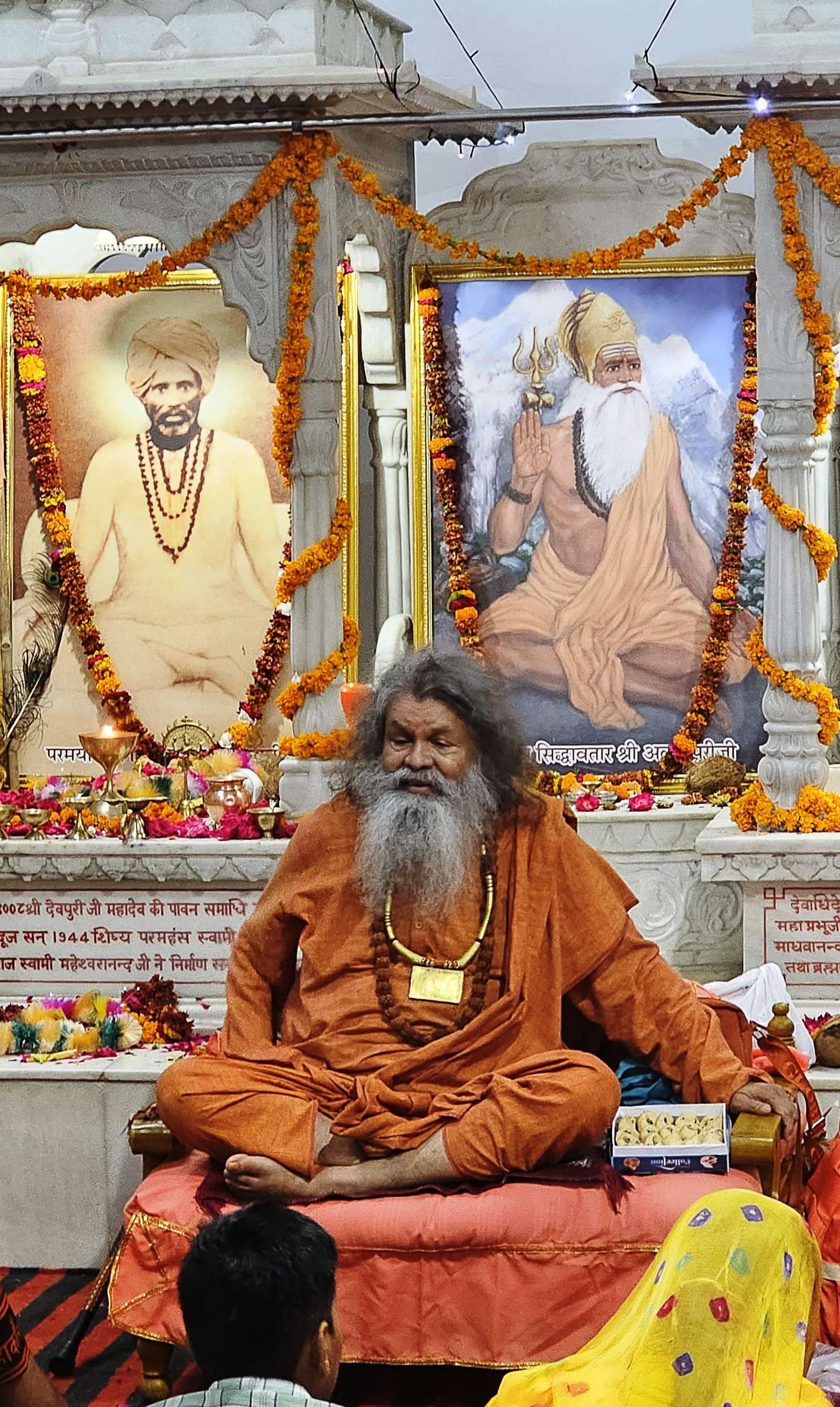 Sri Devpuriji's Mahasamadhi anniversary in Kailash Ashram